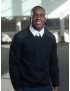 Pullover Long Sleeve Fleece Black Sweater