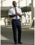 Cody Flat Front Slim Fit Sharkskin Gunsmoke Pants