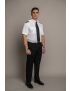 Austin Flat Front Regular Fit Tropical Gunsmoke Pants