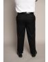 Austin Flat Front Regular Fit Tropical  Midnight Blue Pants