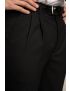 Bryce Pleated Relaxed Fit Sharkskin Midnight Blue Pants