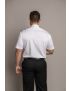 Enzo Flap Pocket Short Sleeve Bamboo Tapered Soft Collar Shirt w/Eyelet