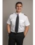 Evan Flap Pocket Short Sleeve Bamboo Soft Collar Shirt
