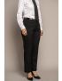 Melissa Flat Front Sharkskin Jet Black Pants