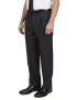 Bryce Pleated Relaxed Fit Sharkskin Gunsmoke Pants