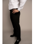 Cody Flat Front Slim Fit Tropical Gunsmoke Pants