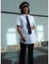 Peyton Maternity Bamboo Pilot Shirt with Belt
