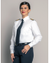 Jayne Open Pocket Long Sleeve Shirt w/Eyelet