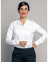 M&H Lauren Open Pocket Long Sleeve Bamboo Shirt w/Eyelet