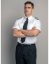 Sterling Open Pocket Short Sleeve Tapered Shirt w/Eyelet