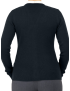 V-Neck Zip Navy Cardigan