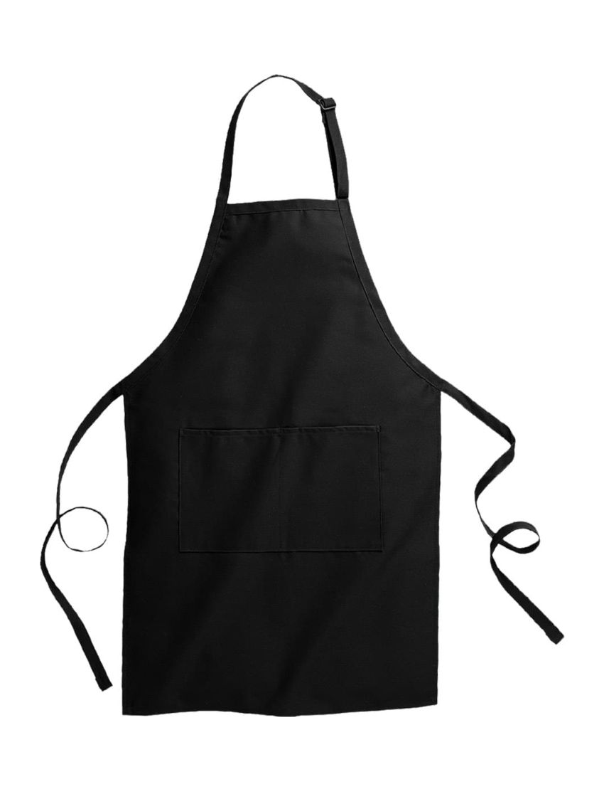 United Black Apron w/Two Pockets