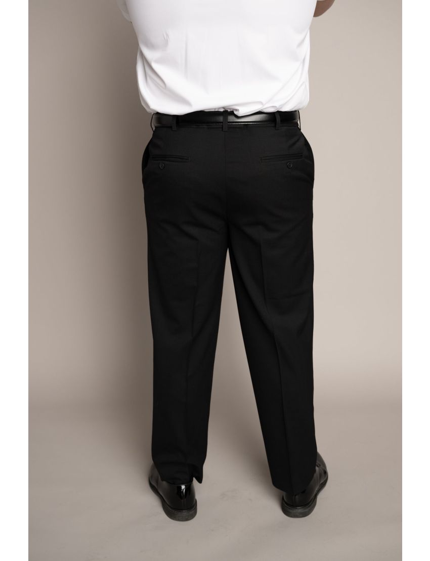 Austin Flat Front Regular Fit Tropical Gunsmoke Pants