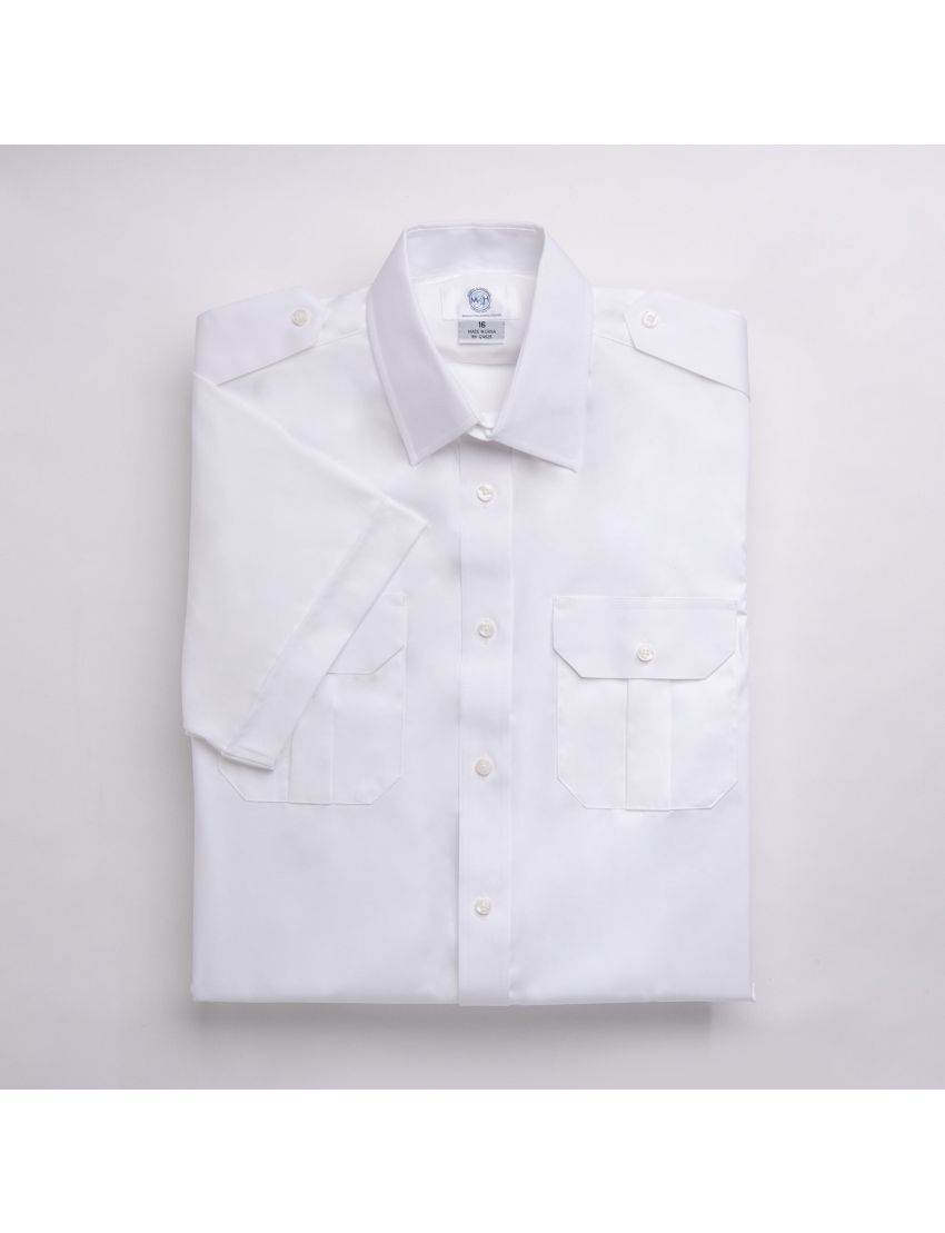 Sterling Flap Pocket Short Sleeve Tapered Shirt