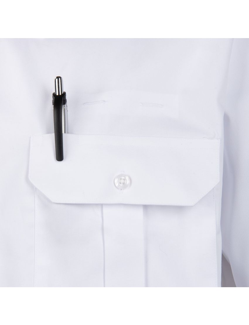 Sterling Flap Pocket Short Sleeve Tapered Shirt w/Eyelet