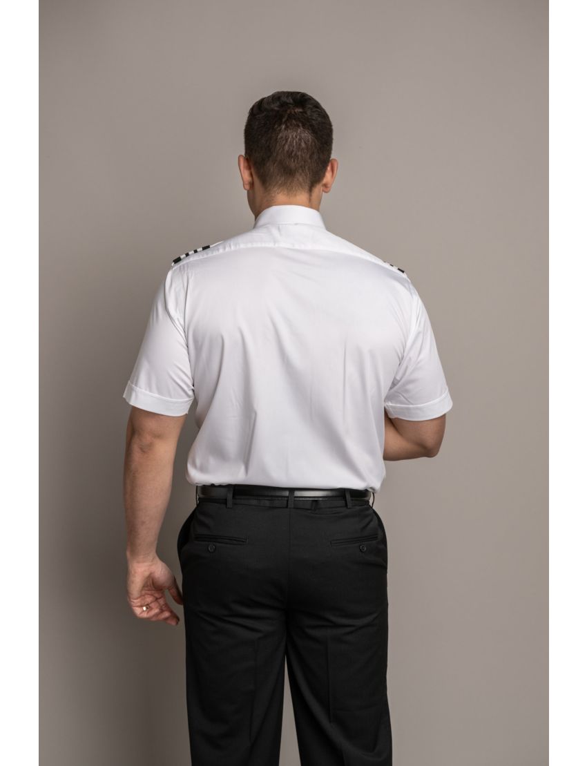 Sterling Flap Pocket Short Sleeve Tapered Shirt