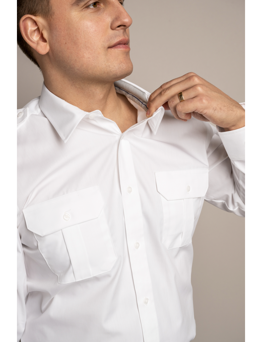 Sterling Open Pocket Long Sleeve Tapered Shirt