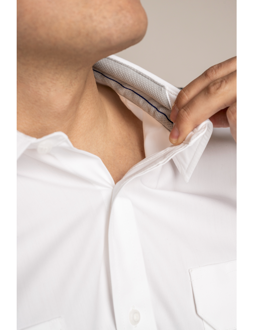 Sterling Flap Pocket Short Sleeve Regular Shirt w/Eyelet