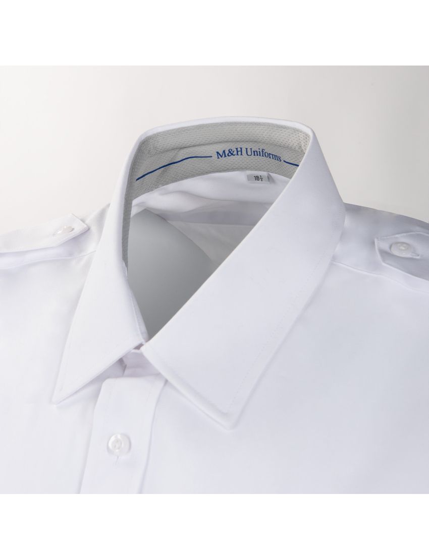 Sterling Flap Pocket Short Sleeve Tapered Shirt w/Eyelet