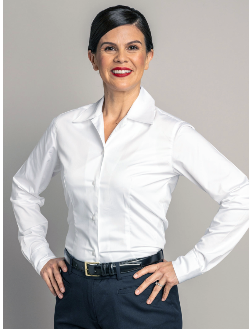 Anne V-Neck Long Sleeve Bamboo Shirt