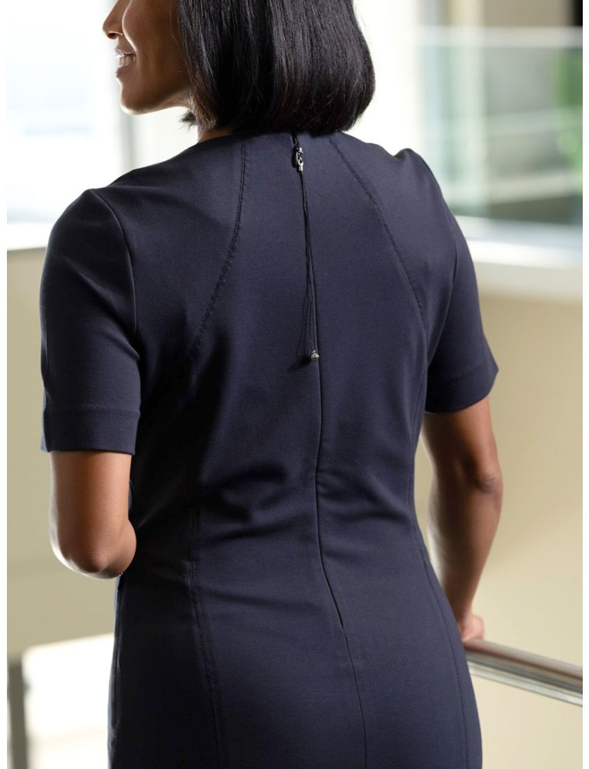 Eliza Tri Blend Navy Dress