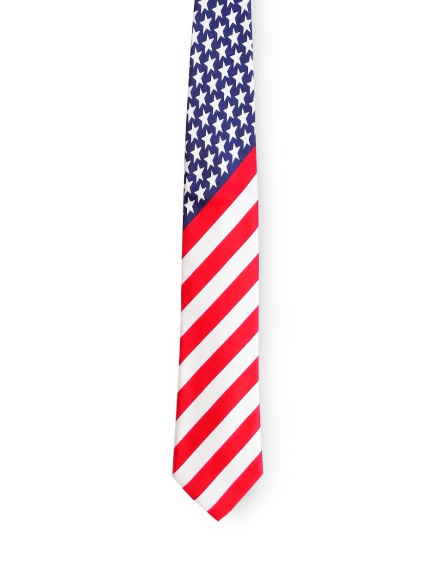 Four-in-Hand Patriotic Tie