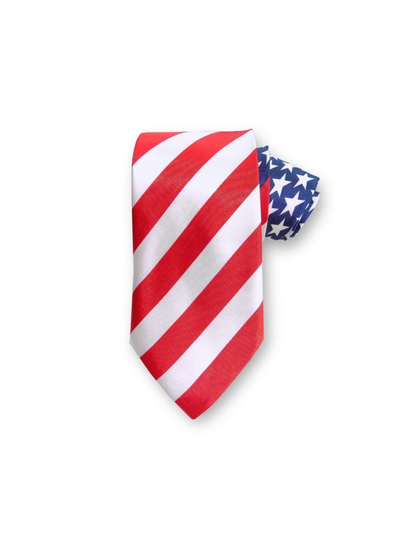 Four-in-Hand Patriotic Tie