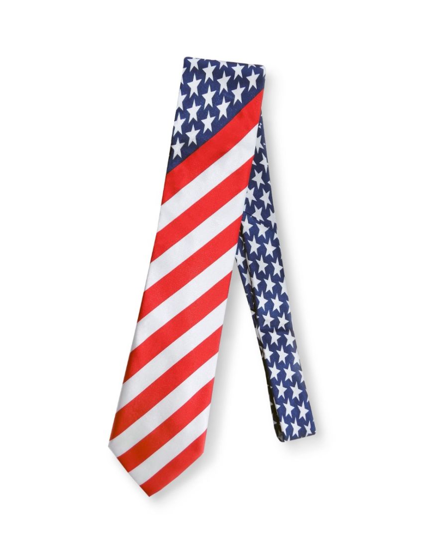 Four-in-Hand Patriotic Tie