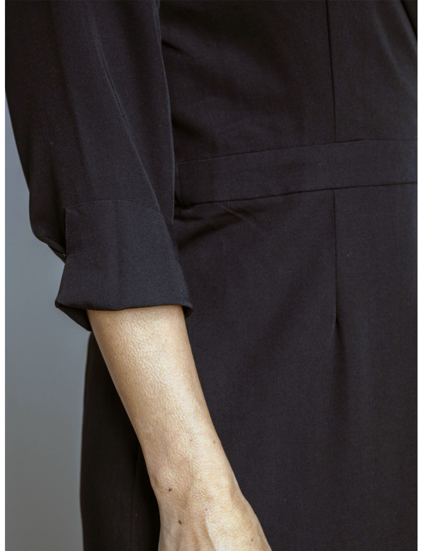 Whitney Wrap Around Navy Dress
